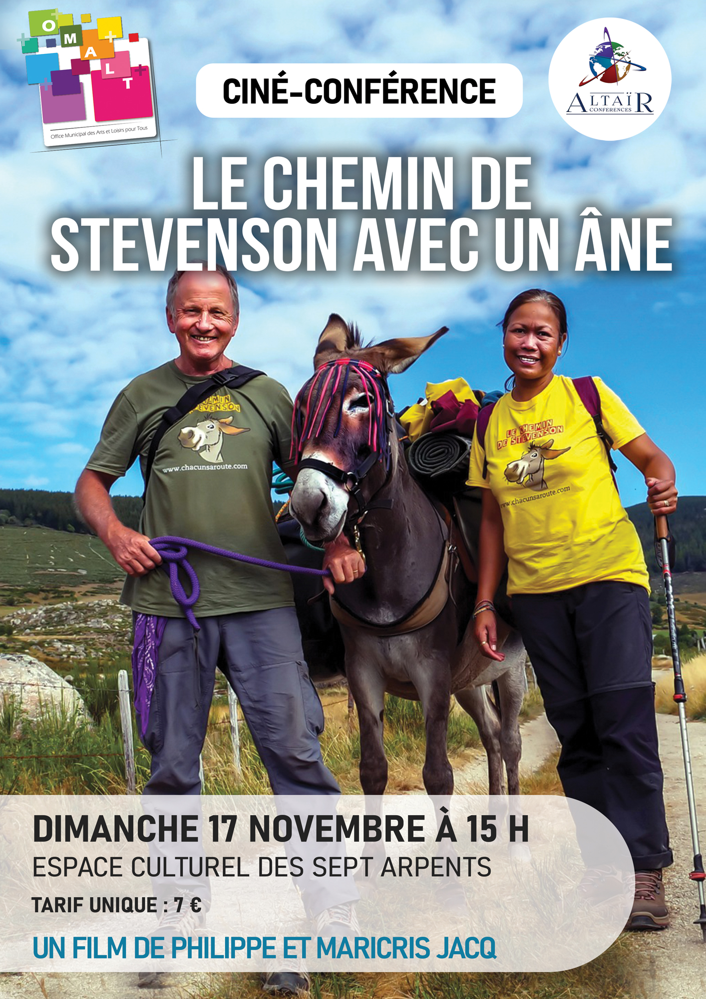 Ciné-conférence : le chemin de Stevenson avec un âne